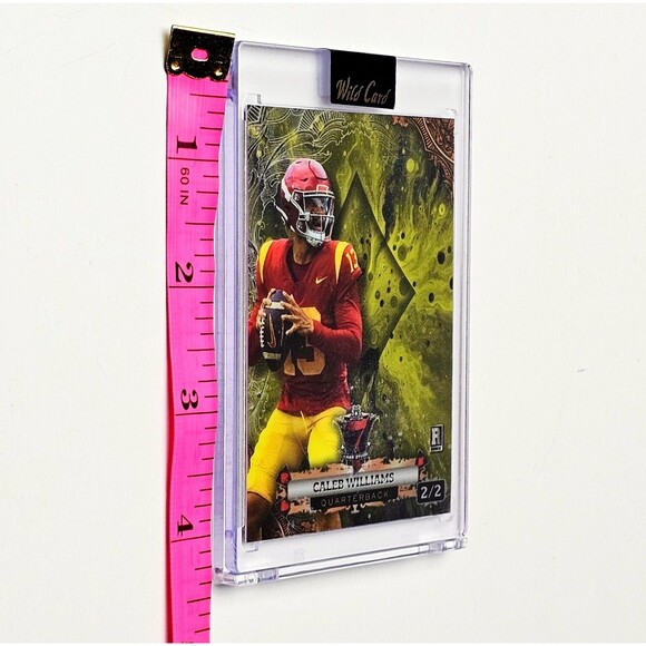 Caleb Williams RC L.E/2 Wild Card 7 Card Stud 2024 Ace of Diamonds New Sealed! - Picture 5 of 7